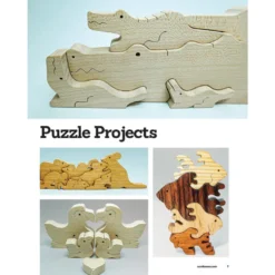 Adorable Animal Family Puzzles in Wood