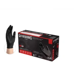 Black 5mil Nitrile Disposable Gloves - Pack of 100