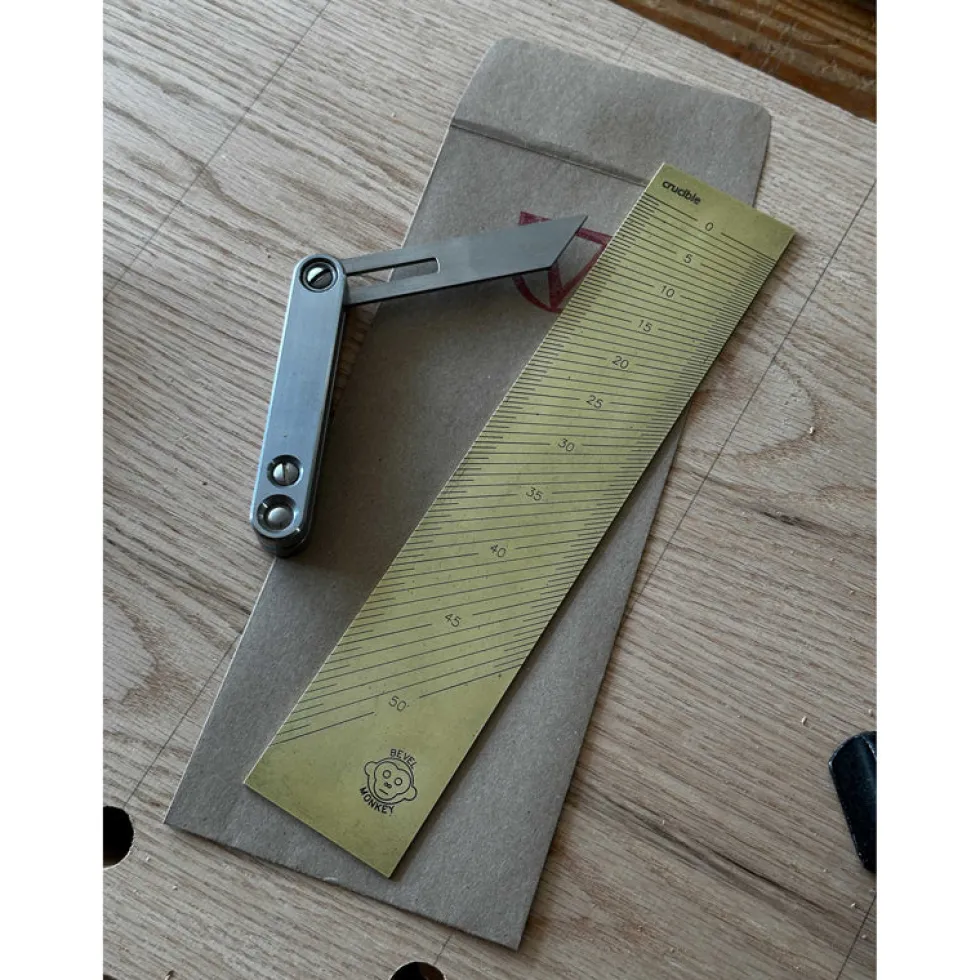 Brass Crucible Bevel Monkey