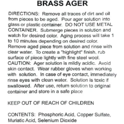 Brass Darkening Solution