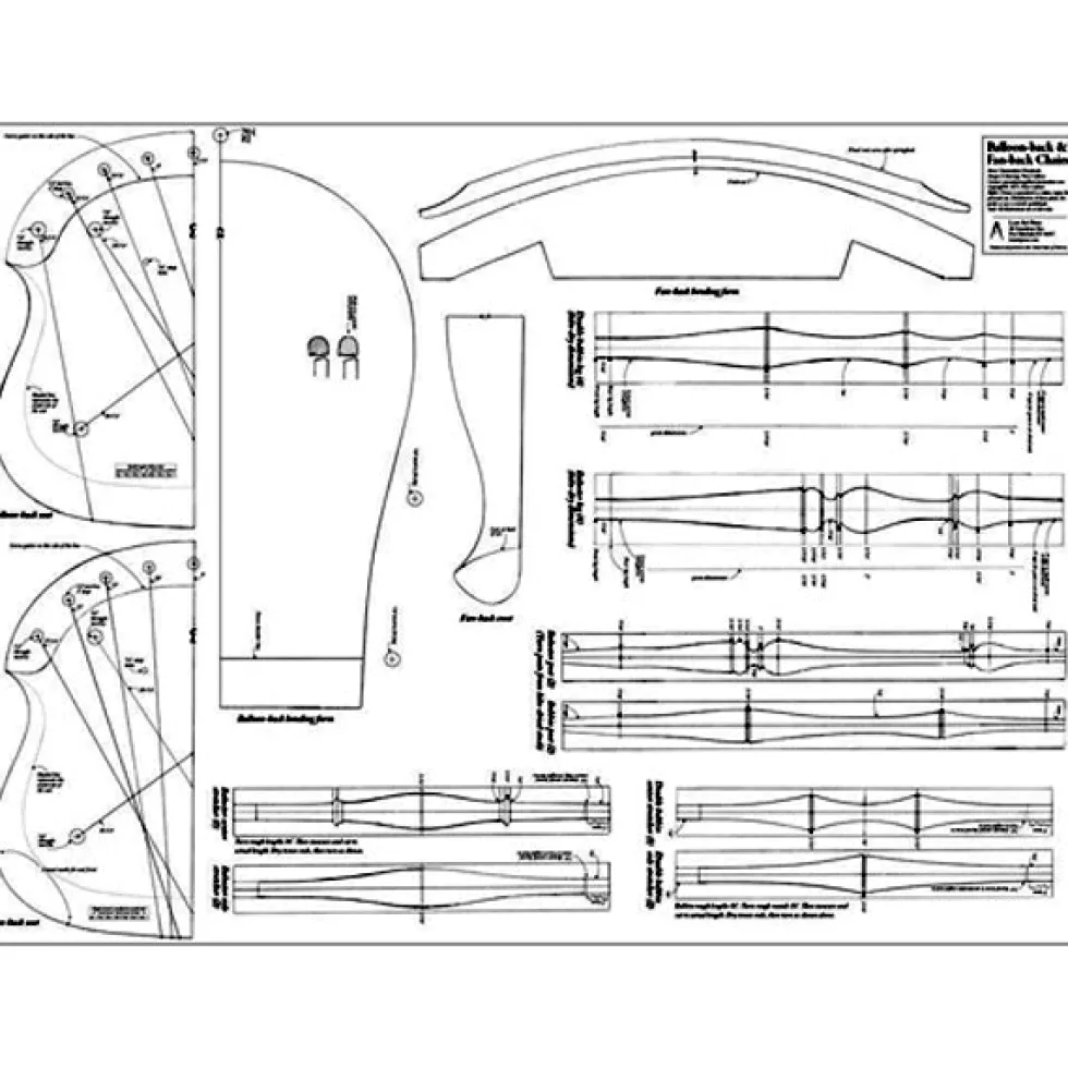 Chairmakers Notebook Full-Size Plans - Peter Galbert