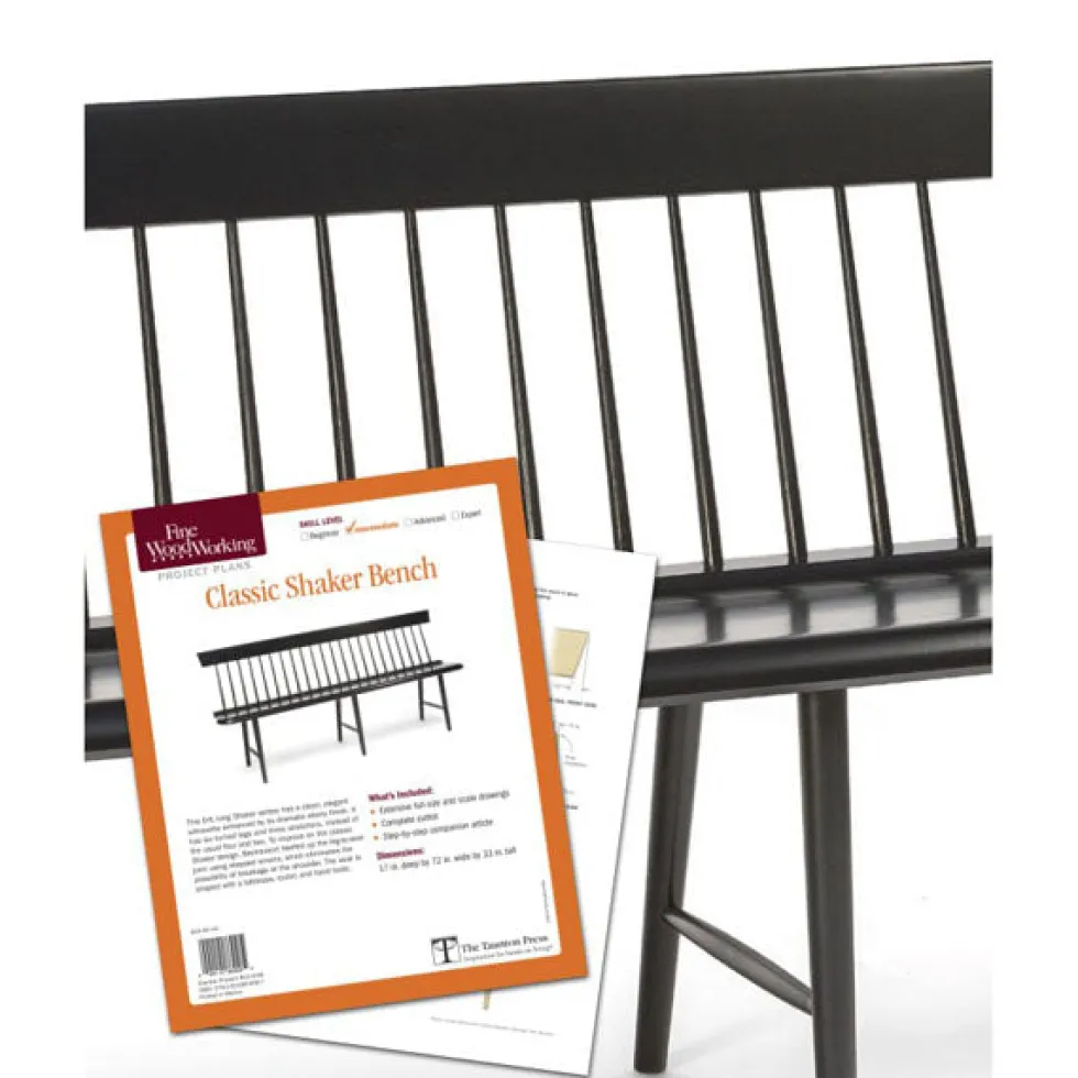 Classic Shaker Bench Plan