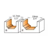 CMT Decorative Ogee Router Bit - 1/4 inch shank