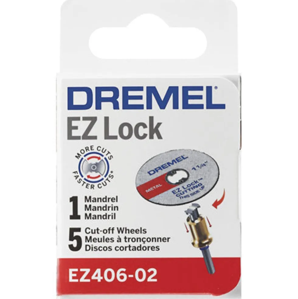 Dremel EZ Lock Starter Kit with 5 Cut Off Wheels