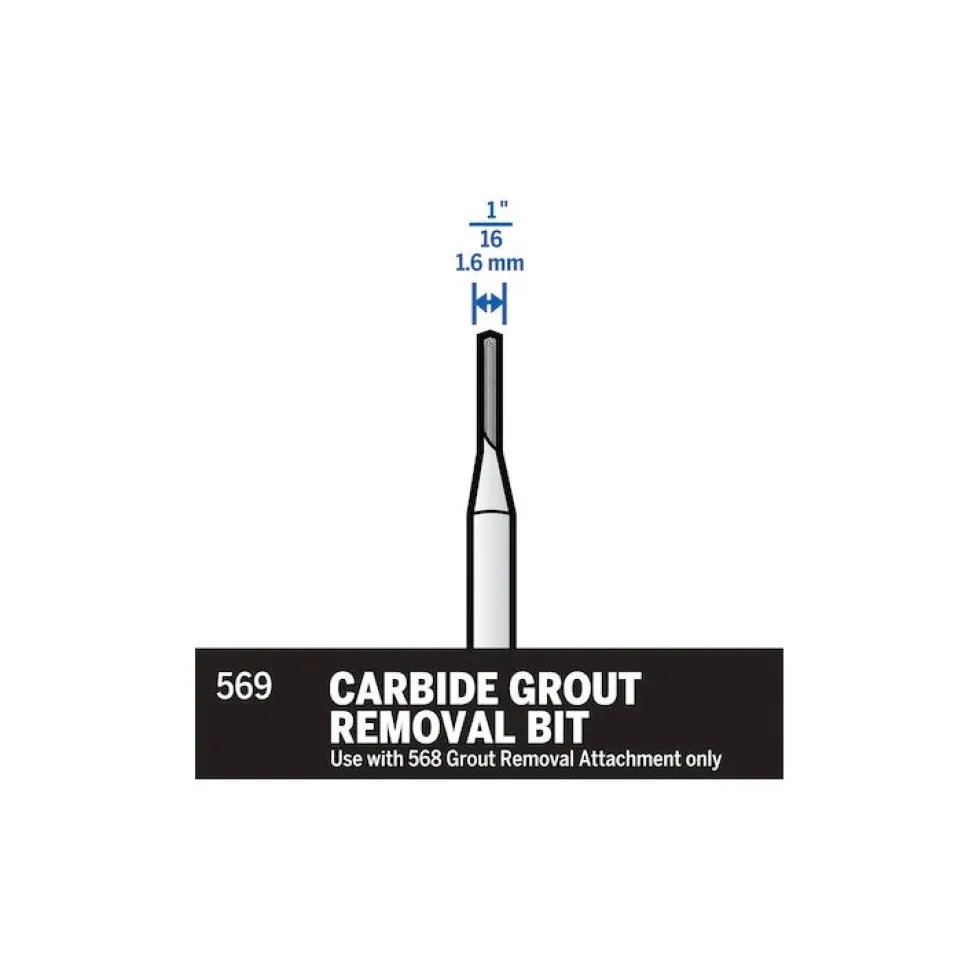 Dremel 1/16" Grout Removal Bit