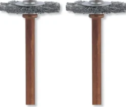 Dremel 3/4 inch Stainless Steel Wire Wheel Brush - Pack of 2