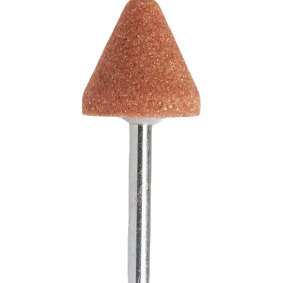 Dremel 5/8" Round Nose Cone Aluminum Oxide Grinding Stone