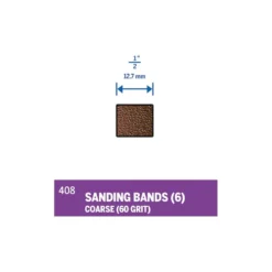 Dremel 1/2" Sanding Band Pack of 6 - Coarse