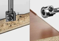 Festool 19mm Insert Flush Trim Router Bit - 8mm shank