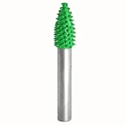 Flame Saburr Tooth Carbide Burrs - 1/4 inch Shank