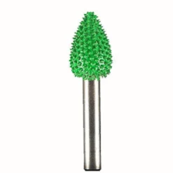 Flame Saburr Tooth Carbide Burrs - 1/4 inch Shank