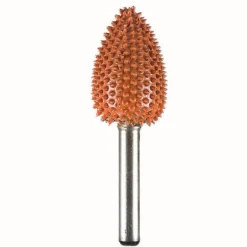 Flame Saburr Tooth Carbide Burrs - 1/4 inch Shank