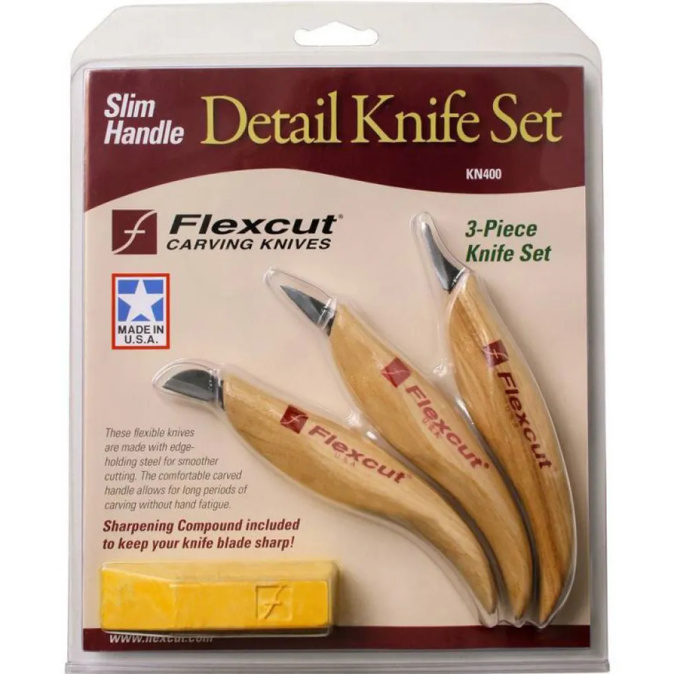 Flexcut Detail Knife Set with Slim Handles