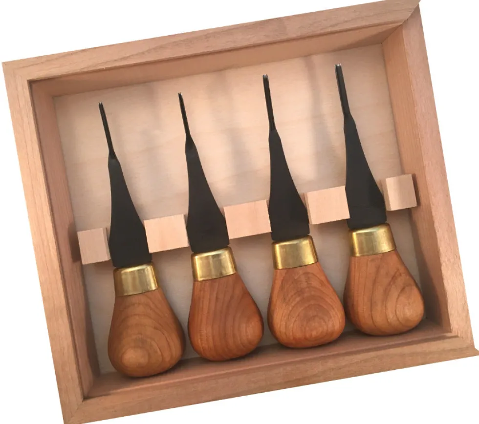 Flexcut Premium Micro Palm Chisels - Set of 4