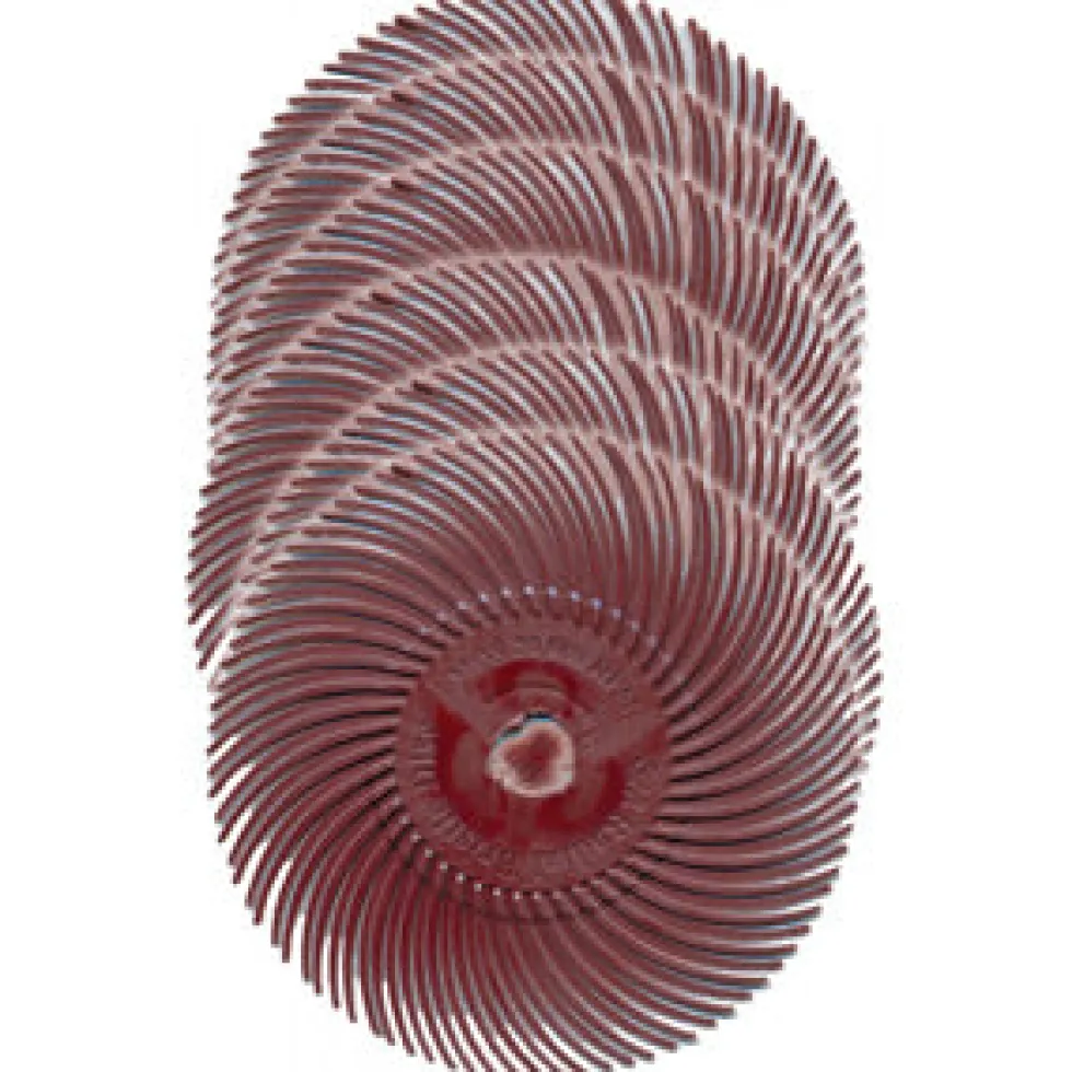 Foredom 3 inch Radial Bristle Brush - Pack of 6