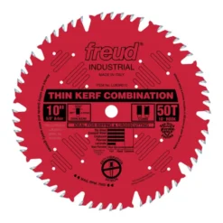Freud Thin Kerf Combination Blade: 10" x 50 Tooth - 3/32" Kerf