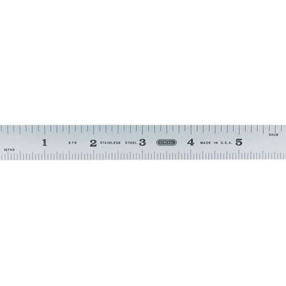 General 6 Inch Rigid Shop Rule