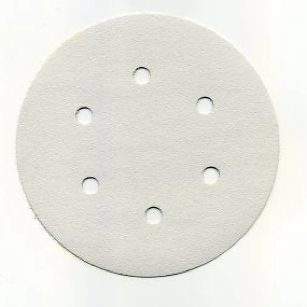 Indasa RhynoGrip White Line Hook & Loop Sanding Discs - 6 inch 6-Hole - Pack of 50