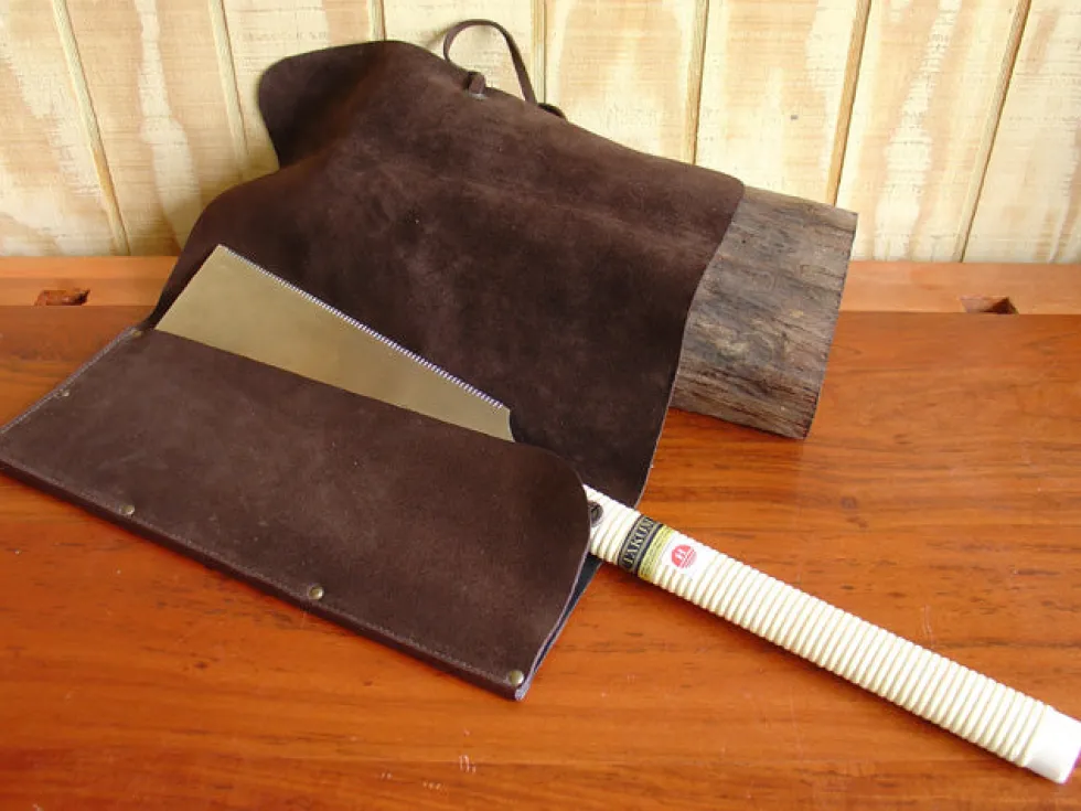 Leather Japanese Saw Case