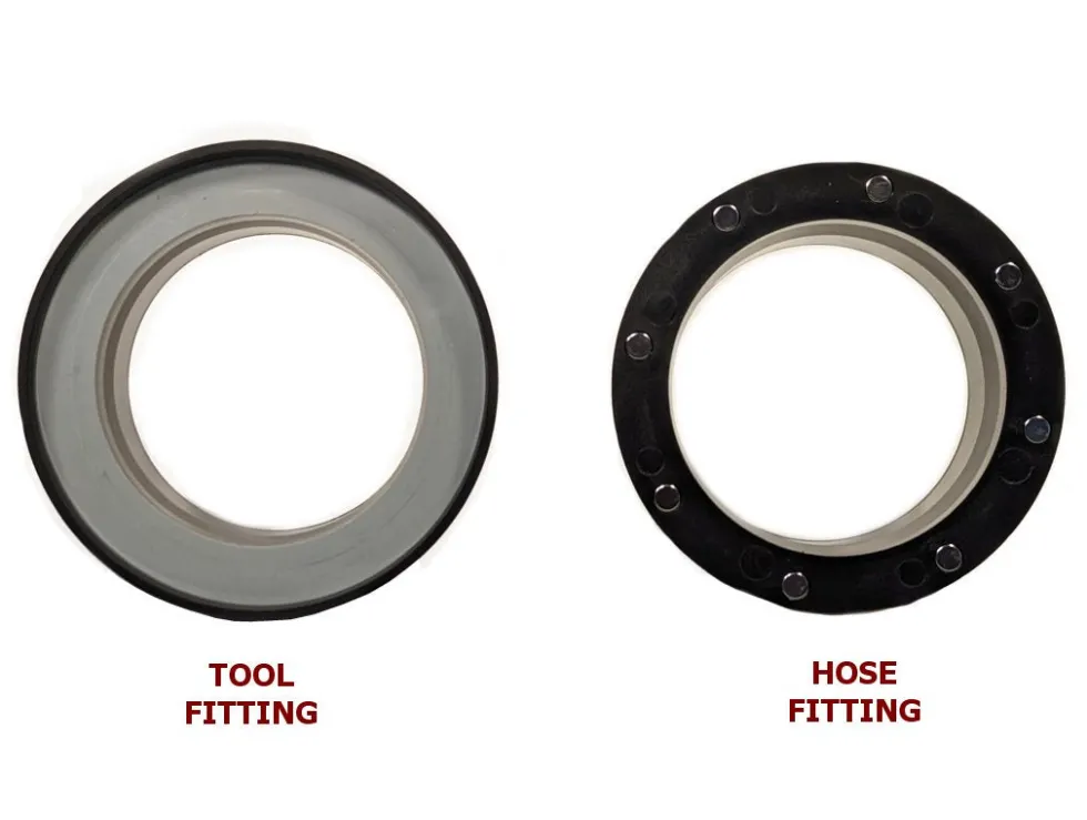Magnetic Quick Connect Dust Fittings - 4 inch