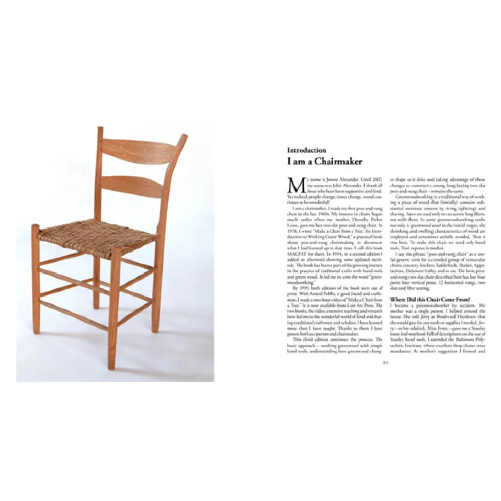 Make a Chair From a Tree - Jennie Alexander