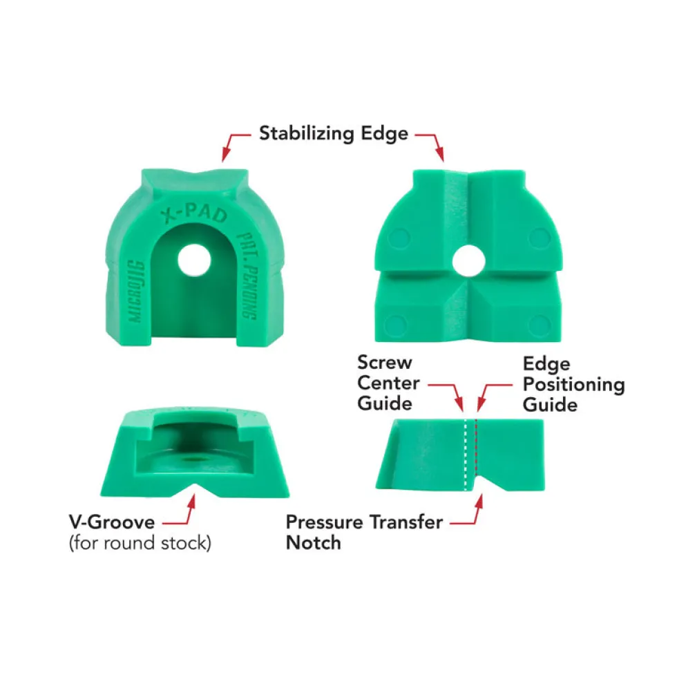 Micro Jig MatchFit X-Pad - Pack of 4
