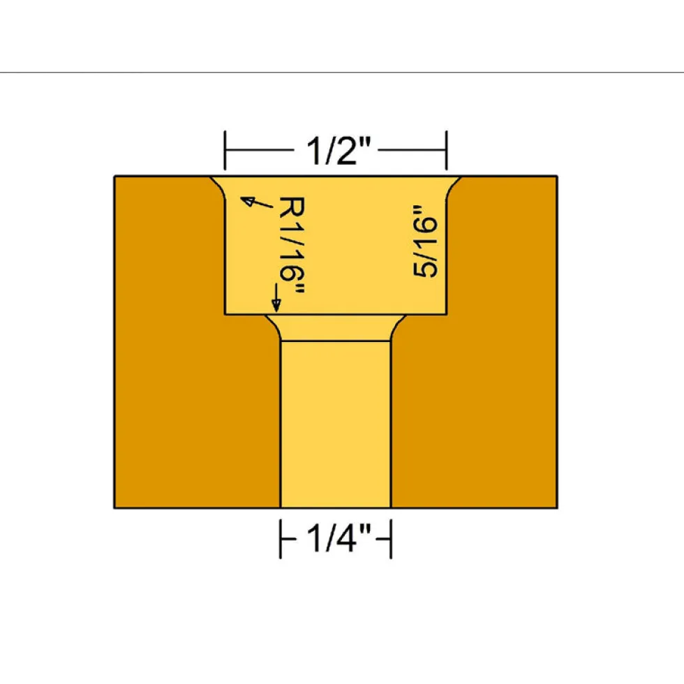 Micro Jig ZeroPlay 2-Step Plunge Router Bit