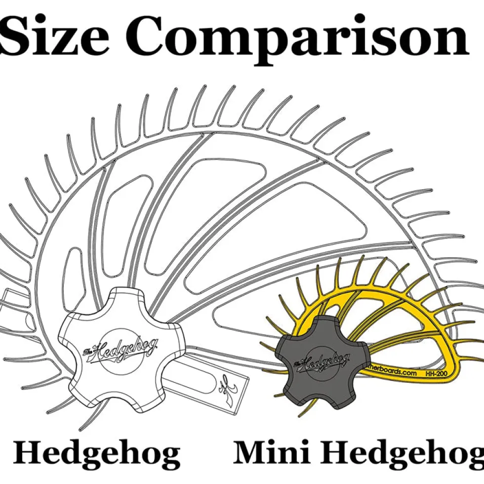 Mini Hedgehog Spiral Featherboard - Pack of 2