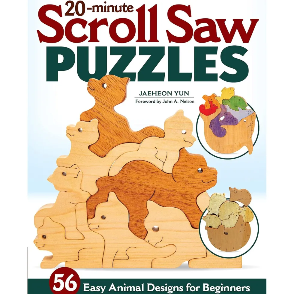 20-Minute Scroll Saw Puzzles