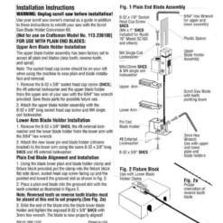 Olson AC49610 Scroll Saw Conversion Kit