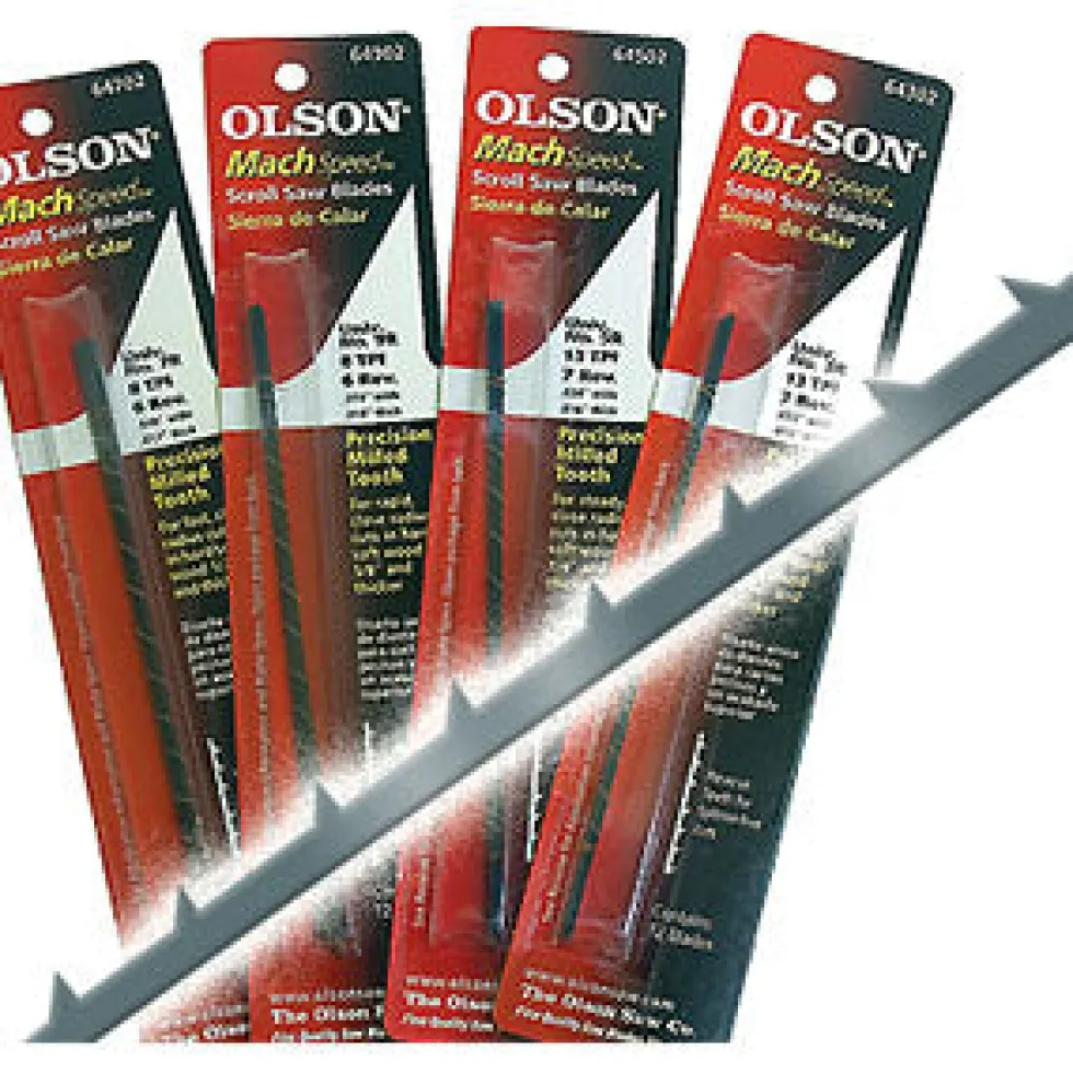 Olson Mach Speed Scroll Saw Blades - Pack of 12
