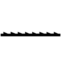 Olson Skip Tooth Scrollsaw Blades - Pack of 12