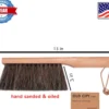 Premium Horsehair Bench Brush with Hardwood Handle