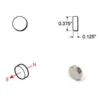 Rare Earth Disc Magnets - 3/8 inch - Pack of 10