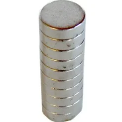 Rare Earth Disc Magnets - 3/8 inch - Pack of 10