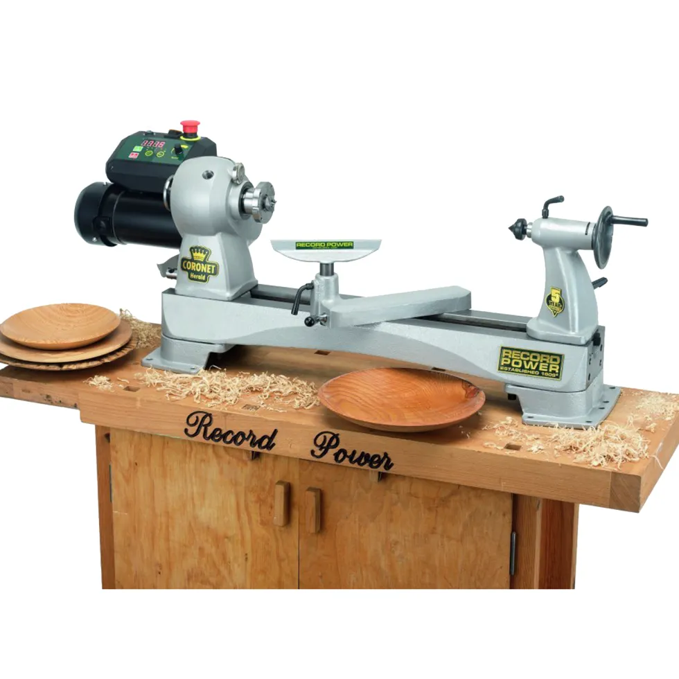 Record Power Coronet Herald 14 inch EVS Lathe