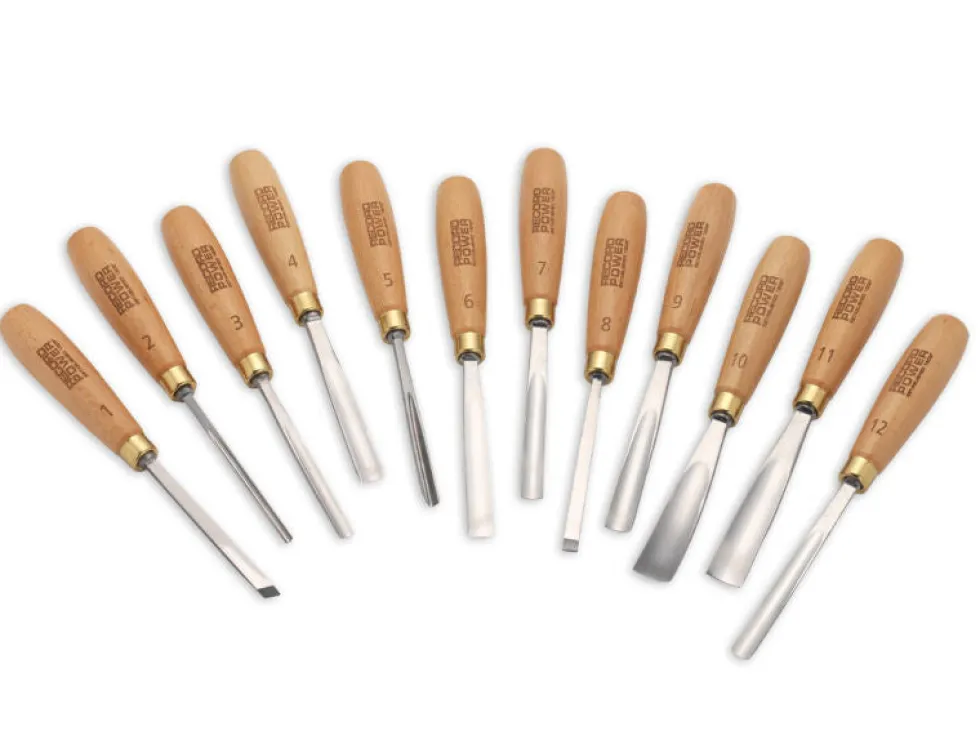 Record Power 12-piece Carving by Numbers Comprehensive Carving Set