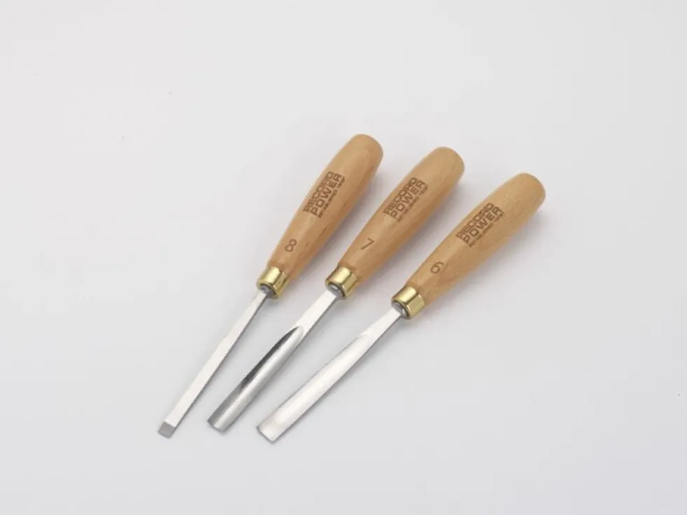 Record Power 3-piece Carving by Numbers Pattern Set