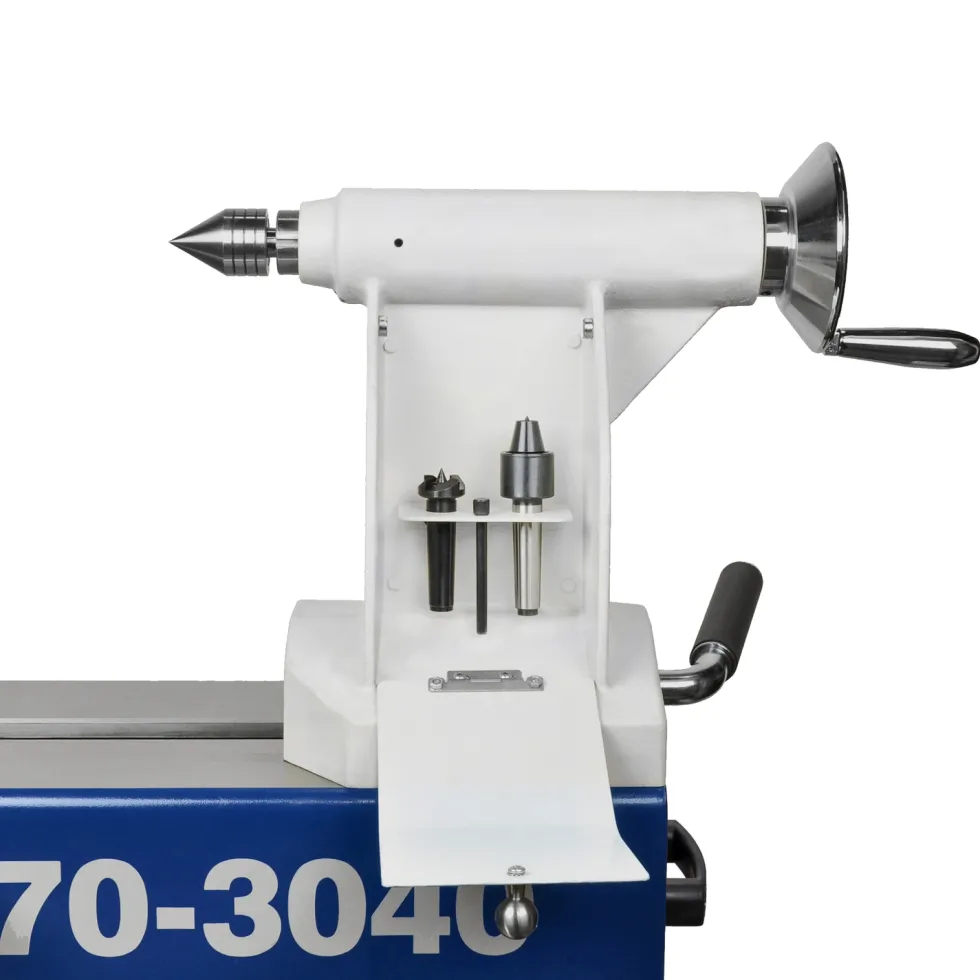 Rikon 70-3040 Variable Speed Reversible Lathe with Sliding Bed