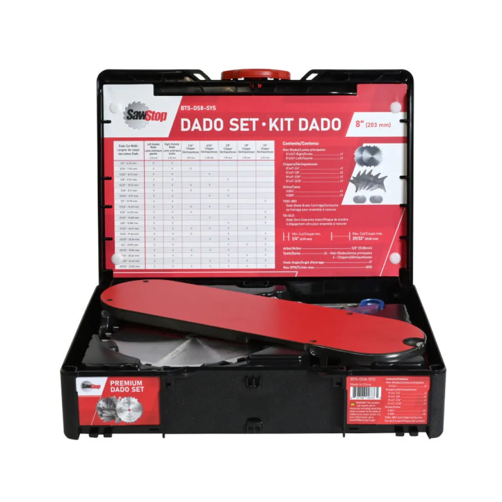 SawStop 8 inch Premium Dado Set in SYS3 112 Systainer
