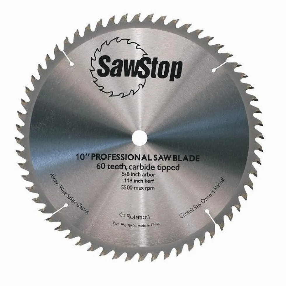 SawStop Standard Series 10 inch Saw Blade
