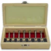Set of 7 Dovetail Bits for Leigh Super Jigs and D1600