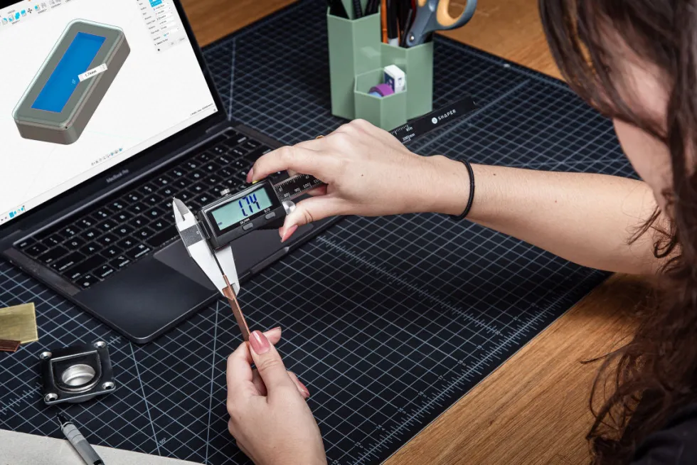 Shaper Tools Connected Caliper