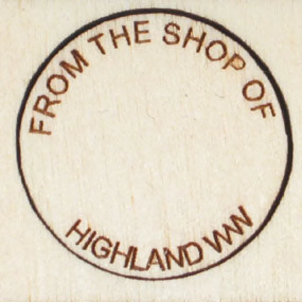Signature Medallions - "From the Shop of" Blank