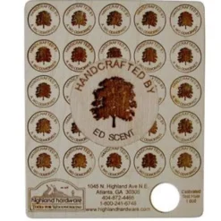Signature Medallions - "HANDCRAFTED BY" with Tree