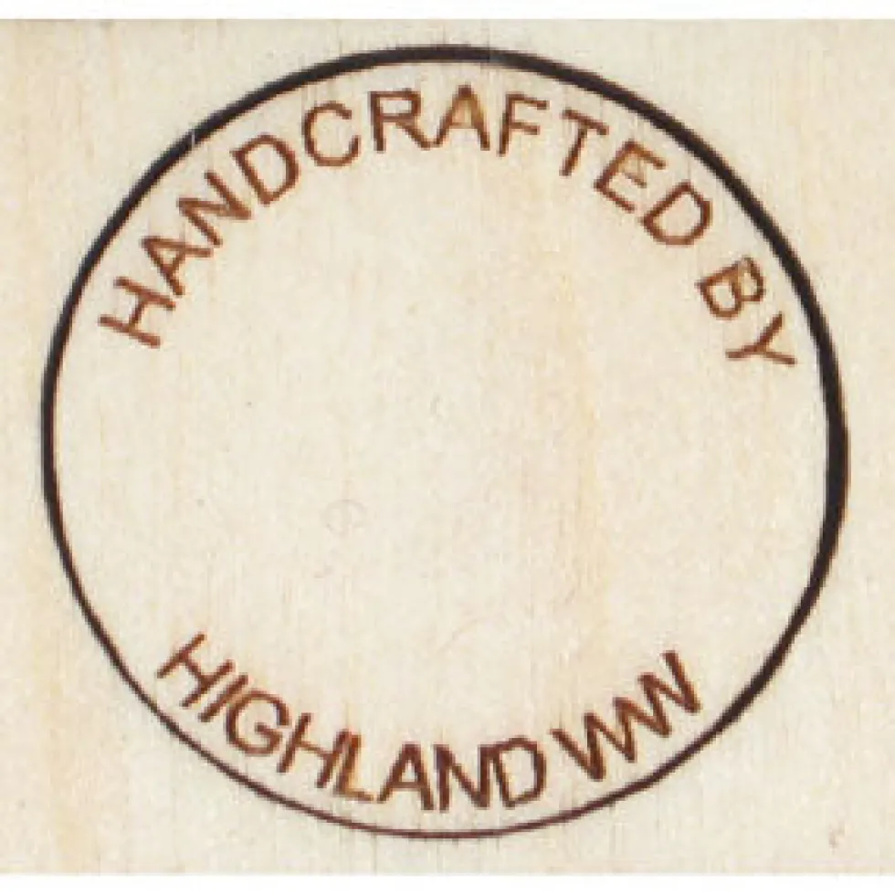 Signature Medallions - "Handcrafted by" Blank