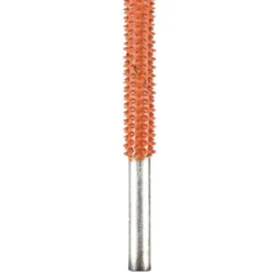 Smooth End Cylinder Saburr Tooth Carbide Burrs - 1/4 inch Shank