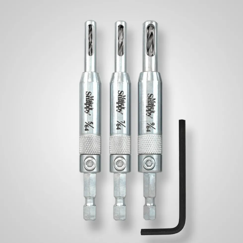 Snappy Self-Centering Hinge Drill Bit