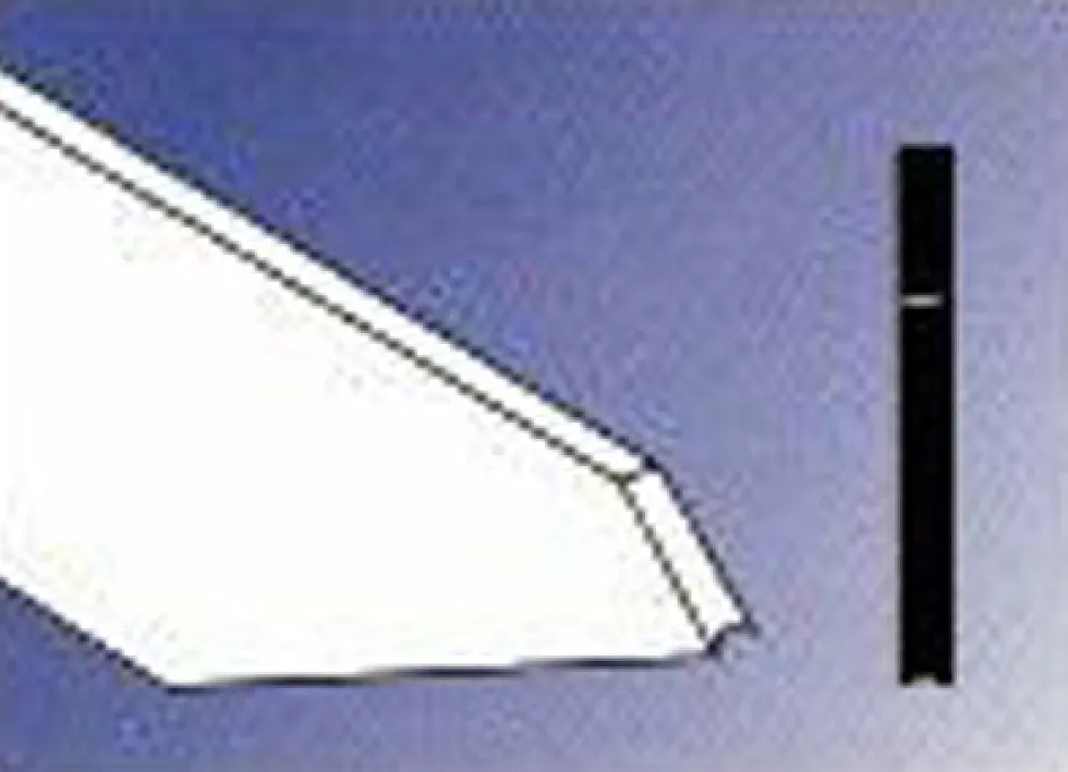 Sorby 1/16" Hybrid Fluted Parting Tool