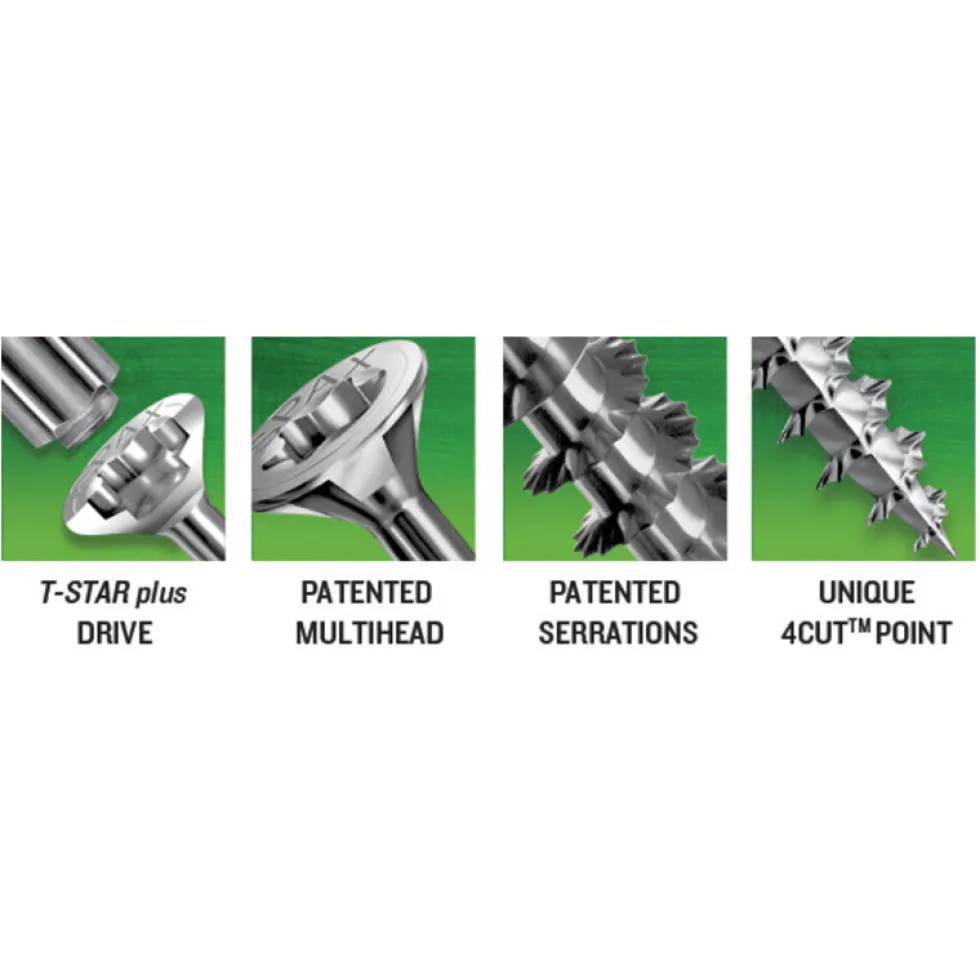 Spax Flat-Head HCR-X T-Star Plus Screws